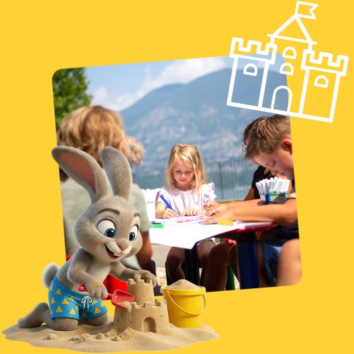 Animazione per bambini al Camping del Sole Village, Iseo
